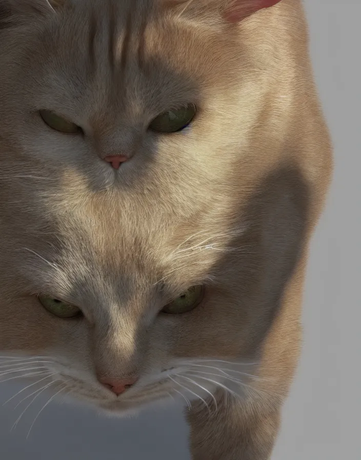 Image similar to a fat cat , Artstation,8K,4K, ultra realistic, super detailed