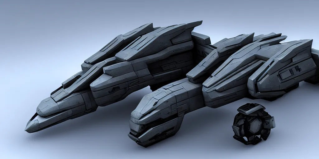 Image similar to an armored futuristic sci fi vehicle