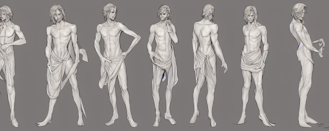 Manga Anime White Transparent Anime Manga Reference Material Male Human  Back Human Reference Male Body Back PNG Image For Free Download