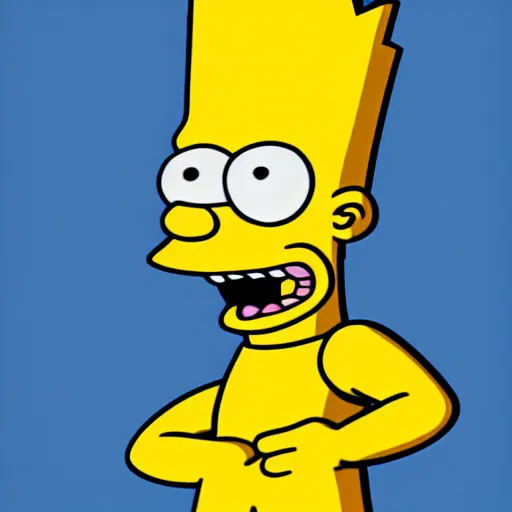 Prompt: Bart Simpson, as drawn by Sofija Skrebic, artstation, 8K