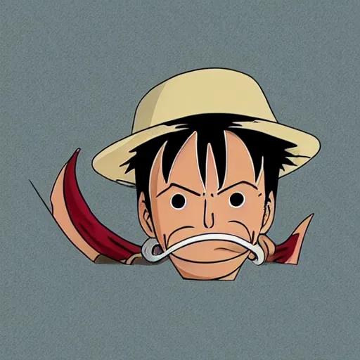 Image similar to luffy with mustache