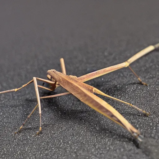 Prompt: a stick bug that look like xqc