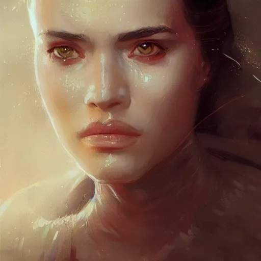 Image similar to portrait of a woman by greg rutkowski, padme amidala, star wars expanded universe, she is about 2 0 years old, highly detailed portrait, digital painting, artstation, concept art, smooth, sharp foccus ilustration, artstation hq