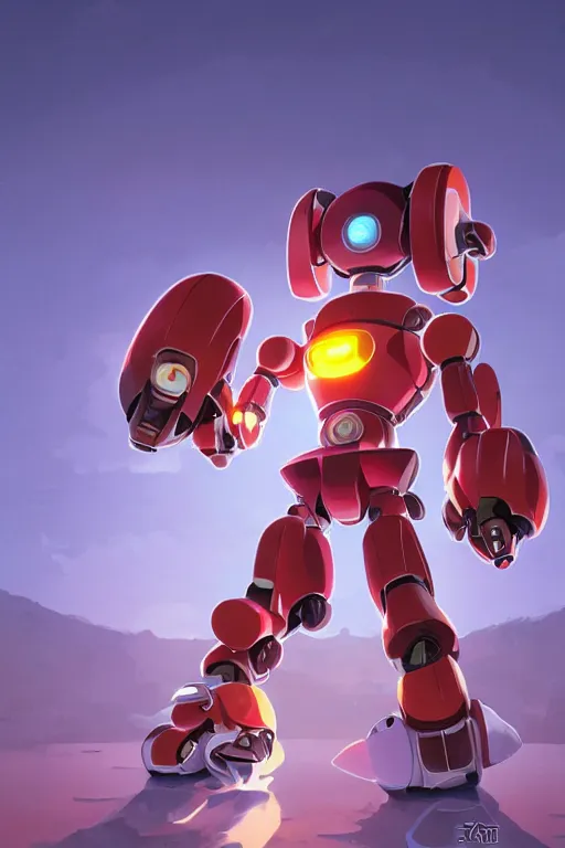 Image similar to metabots medabots medarotto medarot robot minimalist comics, behance hd by jesper ejsing, by rhads, makoto shinkai and lois van baarle, ilya kuvshinov, rossdraws global illumination ray tracing hdr radiating a glowing aura