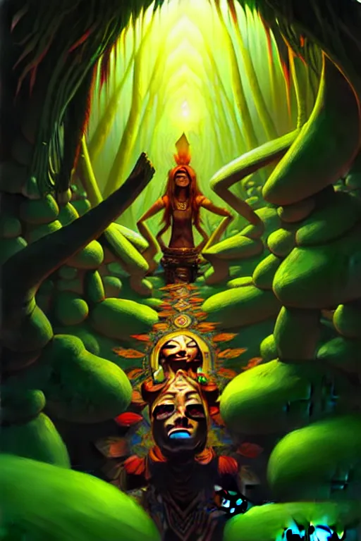 Image similar to The Ayahuasca Spirit, by Andreas Rocha