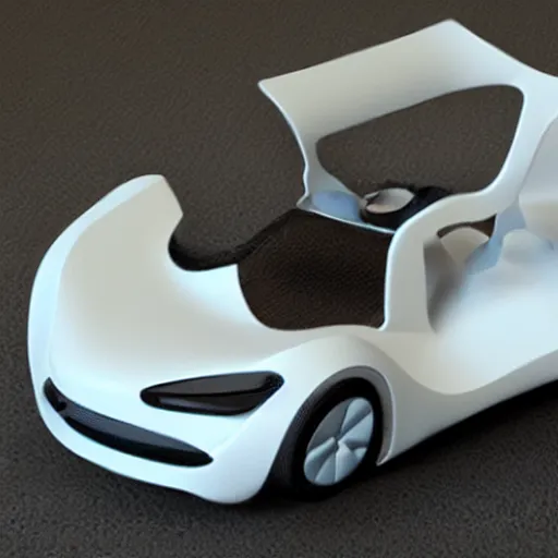 Image similar to 3d printed car, parametric design