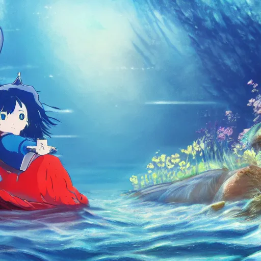 Sublime Underwater Paradise: Dive into a Mesmerizing 8K Anime