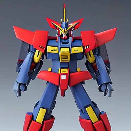 Prompt: gundam model bandai box art