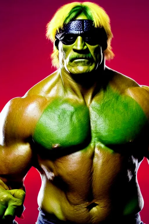 Image similar to photo of hulk hogan as the hulk