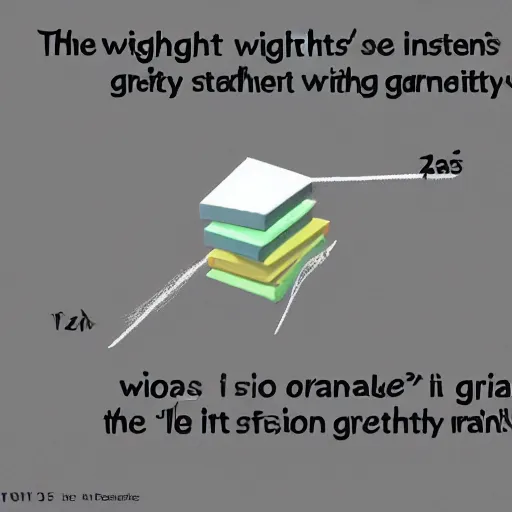 Image similar to the weight of something is only its interaction with gravity