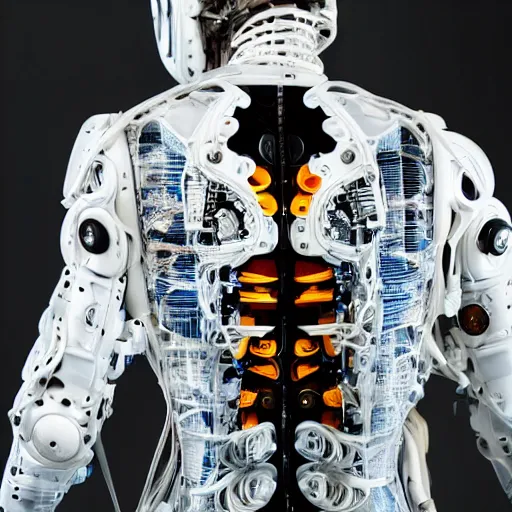 Image similar to operation, diverse medical cybersuits, from behind, macro, wide wide angle, vivid, elaborate, highly detailed, beautiful lighting