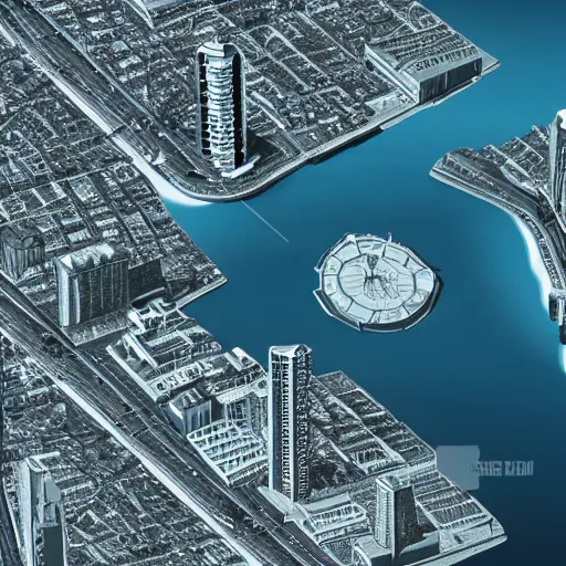 Prompt: 1 9 5 0 s city at the bottom of the ocean realistic, underwater, 8 k
