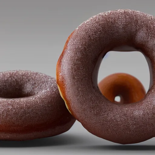 Image similar to high rendered model of Donut, raytracing, ultra high definition.