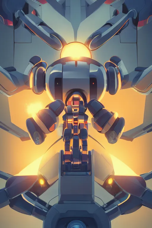 Image similar to metabots medabots medarotto medarot robot minimalist comics, behance hd by jesper ejsing, by rhads, makoto shinkai and lois van baarle, ilya kuvshinov, rossdraws global illumination ray tracing hdr radiating a glowing aura