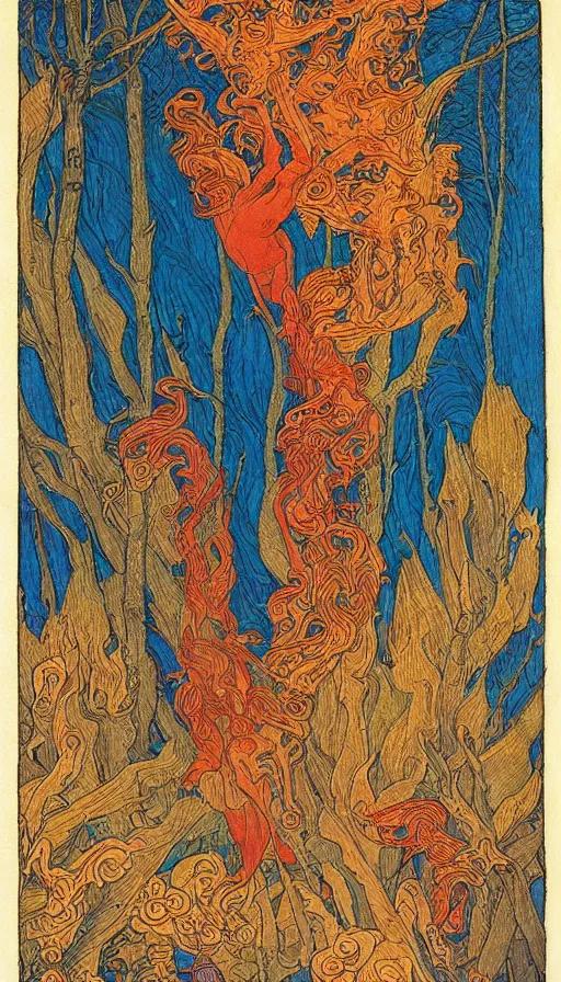 Prompt: rage, by ivan bilibin,