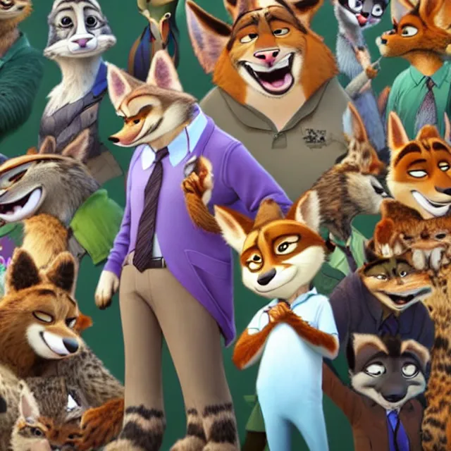 Prompt: furry in the style of zootopia