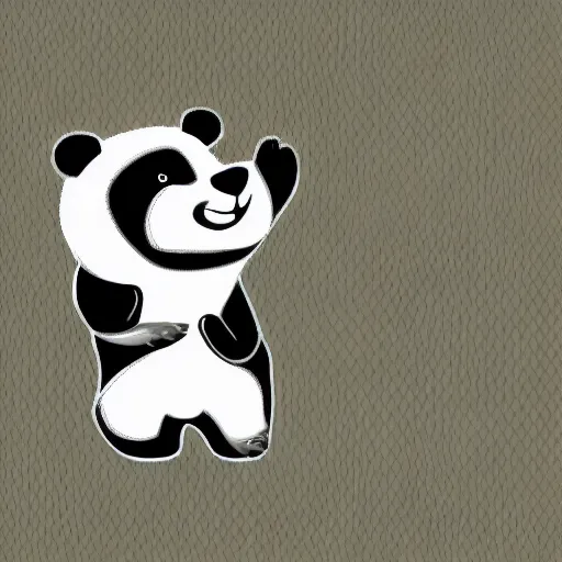 Prompt: panda, png, logo