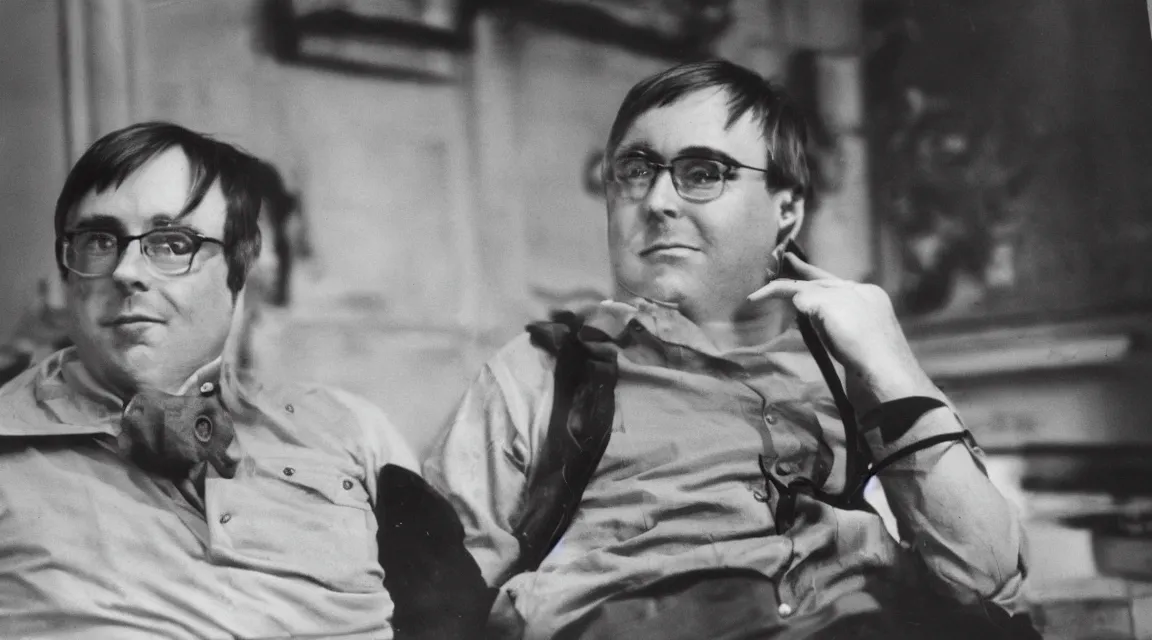 Image similar to portrait of Linus Torvalds taked by Henri Robert Capa