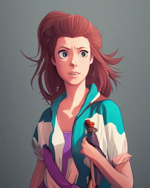 Prompt: princess caroline from bojack horseman, full shot, atmospheric lighting, detailed face, by makoto shinkai, stanley artgerm lau, wlop, rossdraws