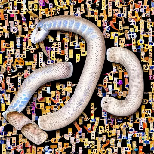 Prompt: Python code written using alphabet soup. 8k photograph. Hyperrealistic