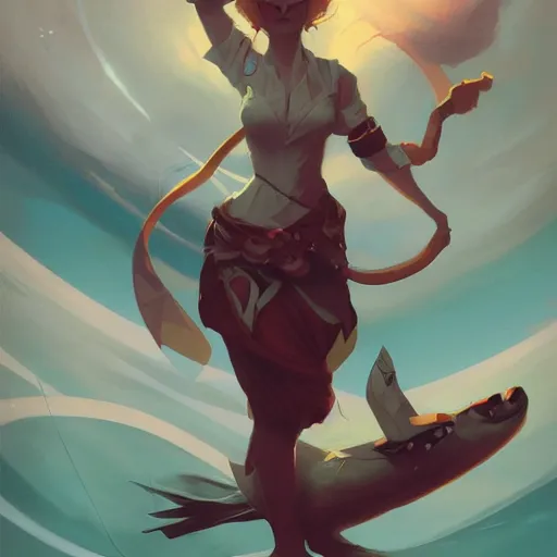 Prompt: peter mohrbacher, phil noto comicbook cover art, twinsen from little big adventure