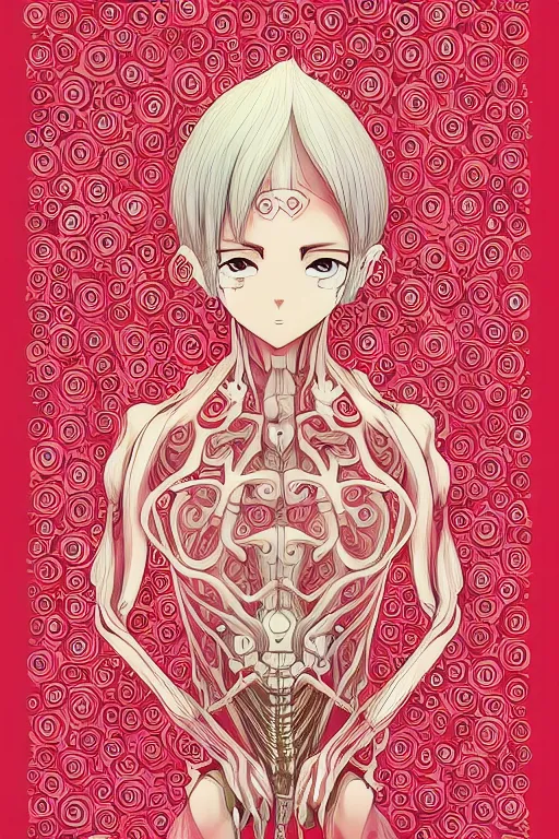 Image similar to radish humanoid, symmetrical, highly detailed, digital art, sharp focus, trending on art station, anime art style