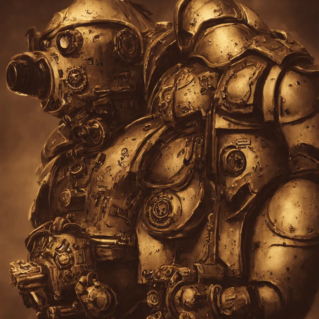 Image similar to portraits of a steampunk space marine drinking a beer by Louis Daguerre, cinematic, unreal engine, high quality, cgsociety, artgerm, 4K, UHD, trending on ArtStation