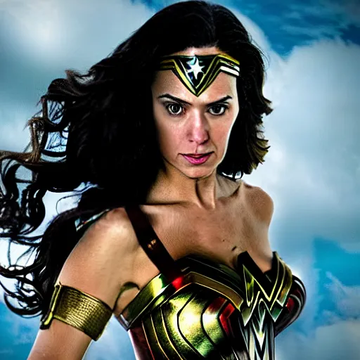 Prompt: joe biden as wonder woman, 8 k, photo,