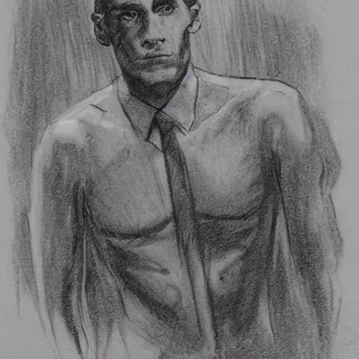 Prompt: police sketch of Jerma985