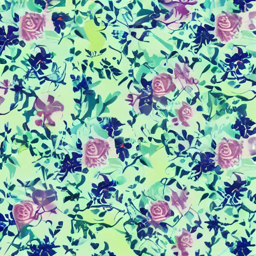 Image similar to cyberfloral dream