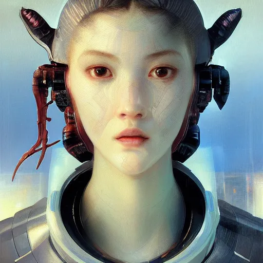 Image similar to hyperrealistic portrait, full body portrait, full shot of a venus squid monster astronaut defined facial features, intricate abstract. cyberpunk, symmetrical facial features. By Ruan Jia and Artgerm and Range Murata and WLOP and Ross Tran and William-Adolphe Bouguereau and Beeple. Key Art. Fantasy Illustration. award winning, Artstation, intricate details, realistic, Hyperdetailed, 8k resolution.