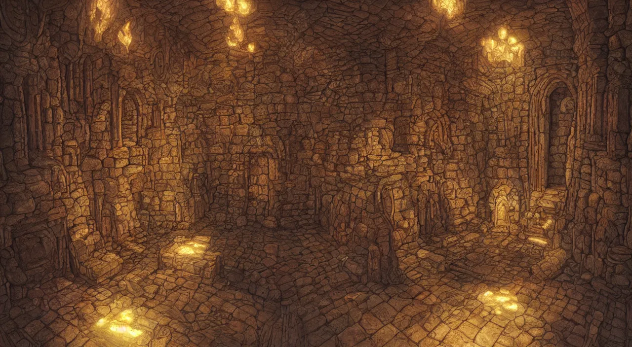 Prompt: The throne room of the dwarven queen within the dwarven kingdom | volumetric lighting | hyperdetailed | art style of Larry elmore |