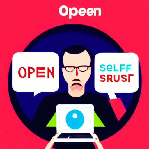 Image similar to self - portrait of open source