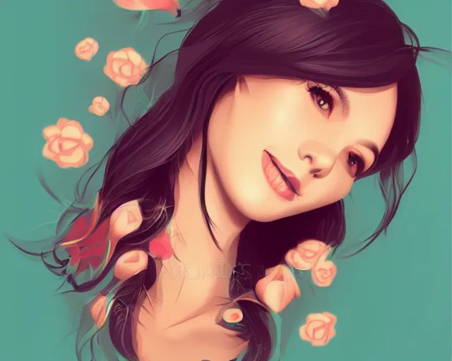 Image similar to the joy of life, a simple vector based illustration, by ross tran, artgerm