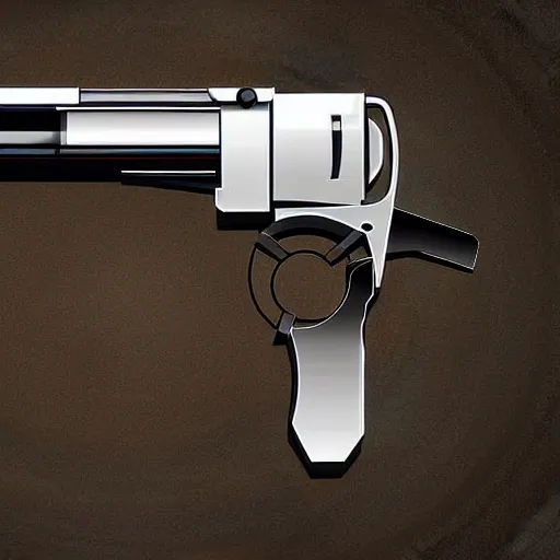 Prompt: an electricity powered revolver, concpet digital art, detailed, perfect, 4k