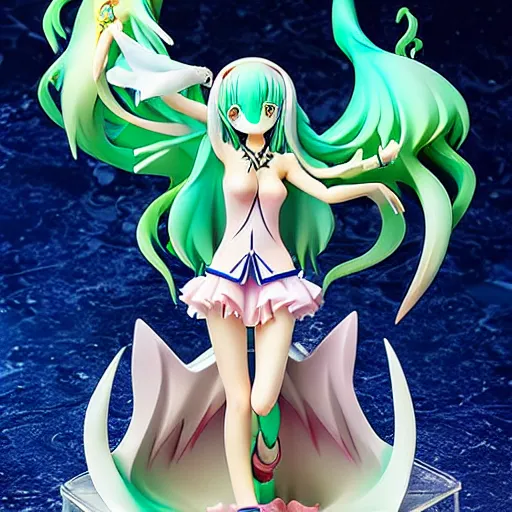 Image similar to anime figurine of cosmic horrors, personification, official store photo, commercial photo, featured on amiami, 4 k, 8 5 mm, beautiful composition