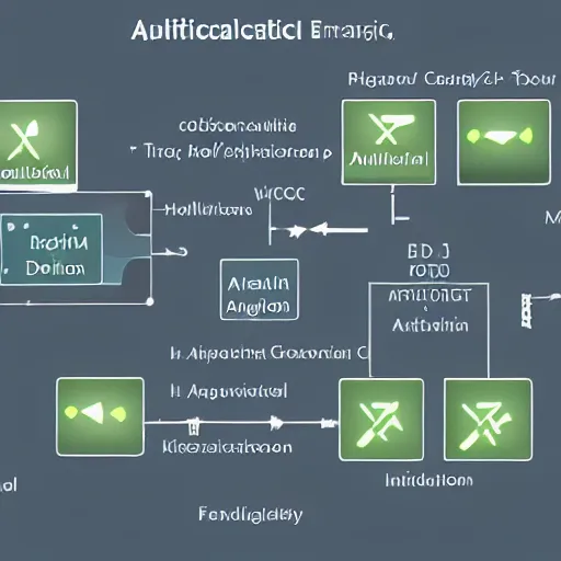 Prompt: Artificial Intelligence diagram of Stable Diffusion aka dream, Realistic, HDR, Clear Image, readable diagram,