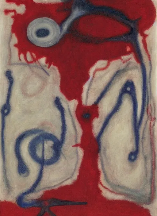 Image similar to biomechanical talisman of a spell for the emanation of yoth that requires a child's blood by maggi mcdonald, mark rothko, sabina klein