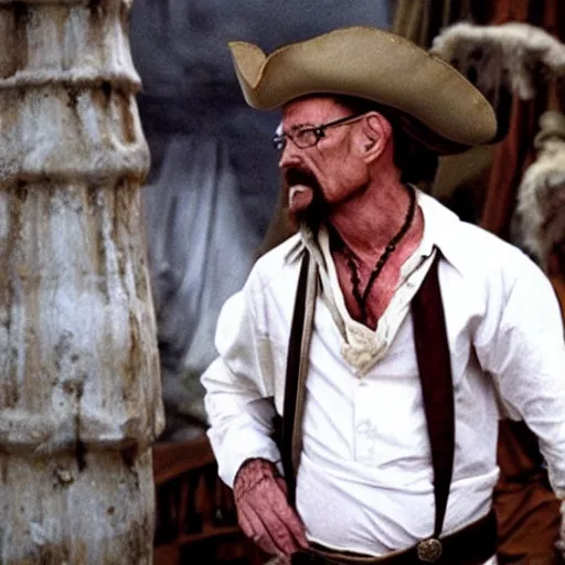 Image similar to walter white in pirates of the caribbean