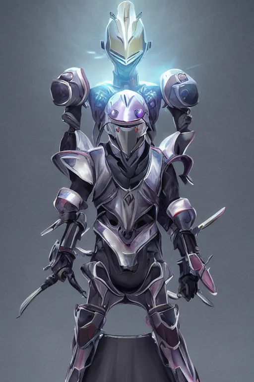 Image similar to helmet armor guardian destiny in witch queen illumination ray tracing hdr fanart arstation by sung choi robot ninja mask and eric pfeiffer and gabriel garza and casper konefal