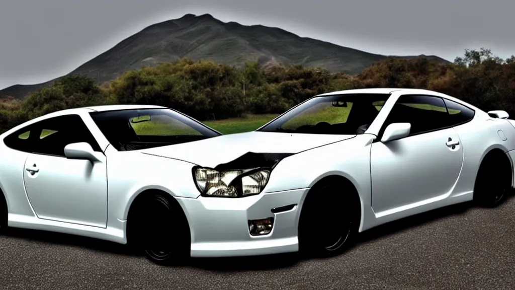 Image similar to Toyota Celica 2009, black, customized, highly detailed