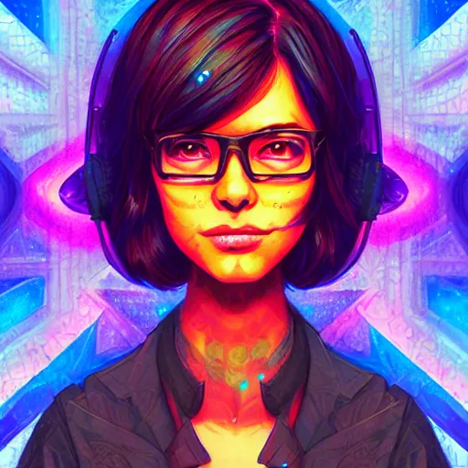 Image similar to skill magic geek inside matrix deepdream radiating a glowing aura stuff loot legends stylized digital illustration video game icon artstation lois van baarle, ilya kuvshinov, rossdraws,