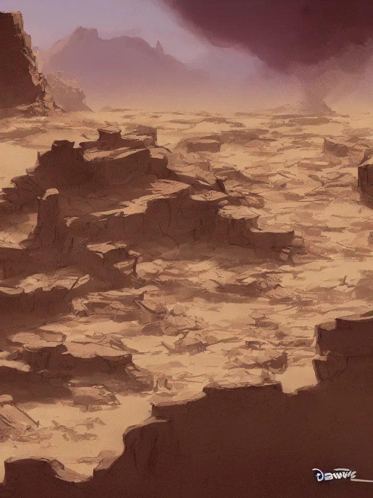 Image similar to desert by disney concept artists, blunt borders, rule of thirds