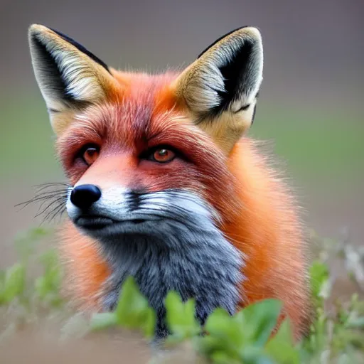 Image similar to fox wearing fox gloves