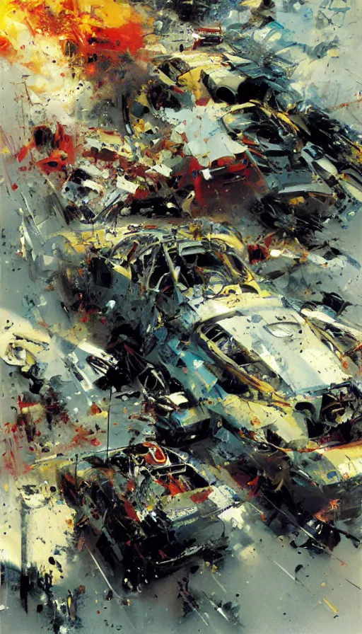 Image similar to rage, by john berkey