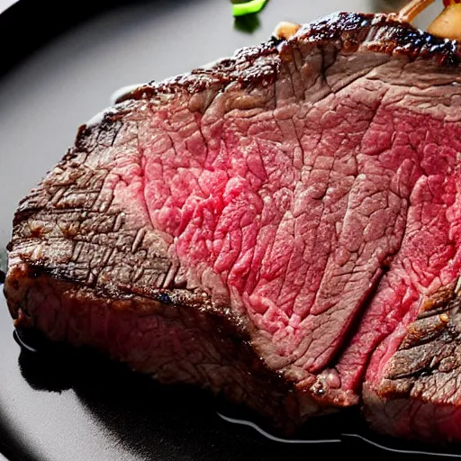 Prompt: A perfect steak