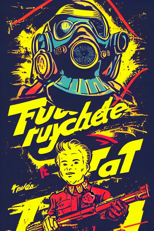 Image similar to fallout 7 6 retro futurist illustration art by butcher billy, sticker, colorful, illustration, highly detailed, simple, smooth and clean vector curves, no jagged lines, vector art, smooth andy warhol style