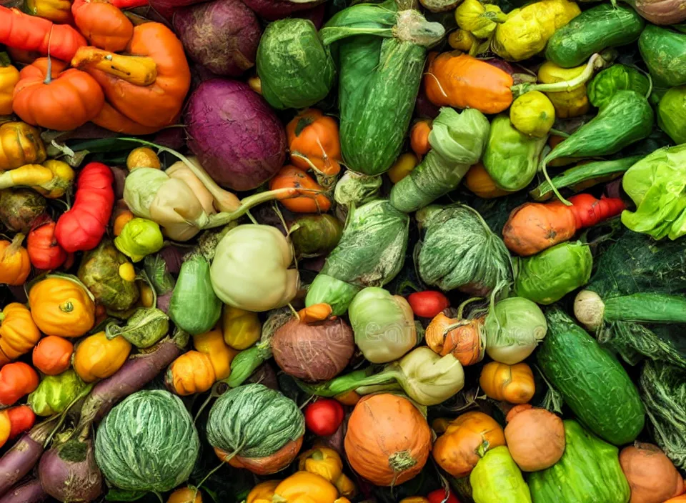 Image similar to photorealistic fall vegetables, stock photography