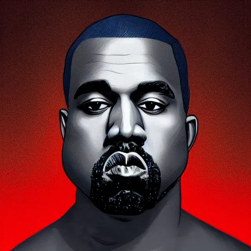 Prompt: kanye west in stephen bliss illustration artwork of kanye west, face, digital art, digital painting, art station, wlop, sharp focus, illustration by stephen bliss, artstation