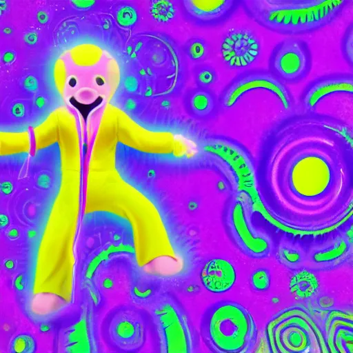 Image similar to teletubbie acidwave